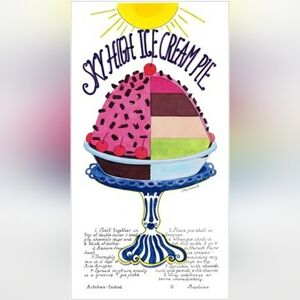 Sky High Ice Cream Pie Wall Art